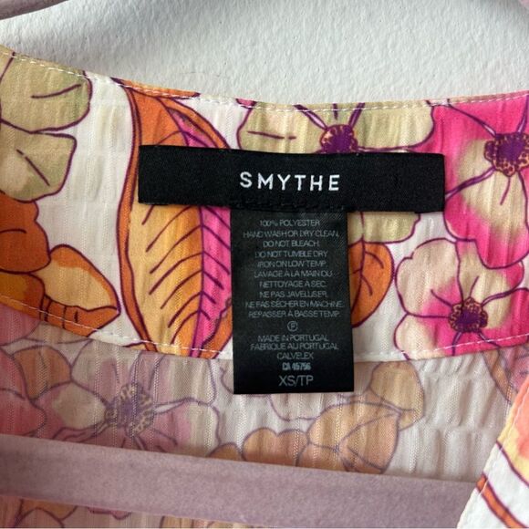 Smythe Pink and Orange Begonia Floral Top Kimono - Picture 5 of 10